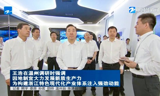 浙江省委书记王浩调研合兴